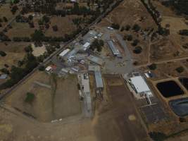 Drone flyover of Ararat Abattoir - Captured at Ararat Meat Exports, Ararat VIC Australia.