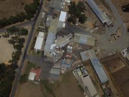 Drone flyover of Ararat Abattoir - Captured at Ararat Meat Exports, Ararat VIC Australia.
