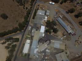 Drone flyover of Ararat Abattoir - Captured at Ararat Meat Exports, Ararat VIC Australia.