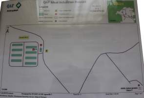 Map of grower module - Captured at Balpool Station Piggery, Niemur NSW Australia.