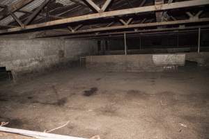 Empty grower shed - After closure of farm - Captured at Wally's Piggery, Jeir NSW Australia.