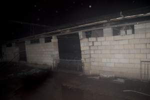 Crumbling wall - Australian pig farming - Captured at Wally's Piggery, Jeir NSW Australia.