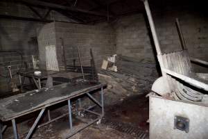 Corner of slaughter room - Wally's Piggery - Captured at Wally's Piggery, Jeir NSW Australia.