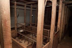 Empty farrowing shed - Closed and empty - Captured at Tennessee Piggery, Kingsvale NSW Australia.