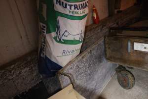 Rivalea feed bag - Australian pig farming - Captured at Huntly Piggery, Huntly North VIC Australia.