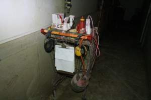 Tool trolley - Australian pig farming - Captured at Blackwoods Piggery, Trafalgar VIC Australia.