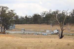 Corowa Slaughterhouse from public road, daytime - Captured at Corowa Slaughterhouse, Redlands NSW Australia.