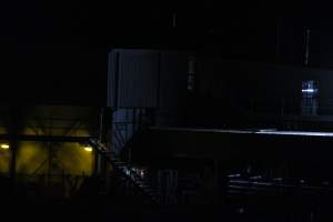 Corowa slaughterhouse outside at night - Captured at Corowa Slaughterhouse, Redlands NSW Australia.