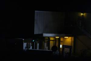 Corowa slaughterhouse outside at night - Captured at Corowa Slaughterhouse, Redlands NSW Australia.