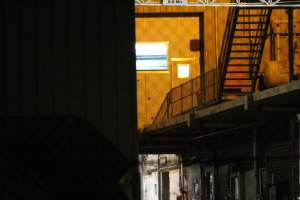 Corowa slaughterhouse outside at night - Captured at Corowa Slaughterhouse, Redlands NSW Australia.