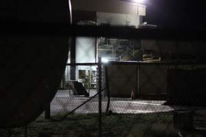 Corowa slaughterhouse outside at night - Captured at Corowa Slaughterhouse, Redlands NSW Australia.