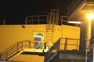 Corowa slaughterhouse outside at night - Captured at Corowa Slaughterhouse, Redlands NSW Australia.