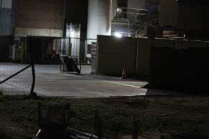 Corowa slaughterhouse outside at night - Captured at Corowa Slaughterhouse, Redlands NSW Australia.