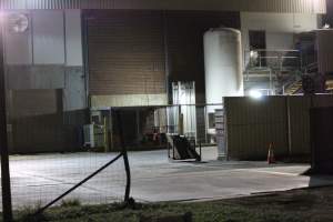 Corowa slaughterhouse outside at night - Captured at Corowa Slaughterhouse, Redlands NSW Australia.