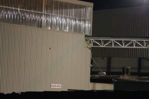 Corowa slaughterhouse outside at night - Captured at Corowa Slaughterhouse, Redlands NSW Australia.