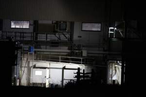 Corowa slaughterhouse outside at night - Captured at Corowa Slaughterhouse, Redlands NSW Australia.