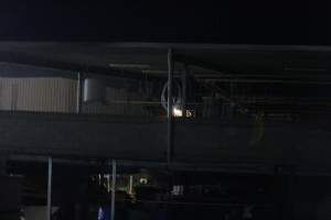 Corowa slaughterhouse outside at night - Captured at Corowa Slaughterhouse, Redlands NSW Australia.