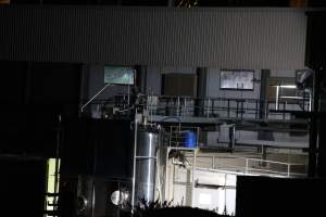 Corowa slaughterhouse outside at night - Captured at Corowa Slaughterhouse, Redlands NSW Australia.