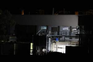 Corowa slaughterhouse outside at night - Captured at Corowa Slaughterhouse, Redlands NSW Australia.