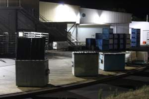 Corowa slaughterhouse outside at night - Captured at Corowa Slaughterhouse, Redlands NSW Australia.