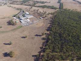 Drone flyover of Corowa Slaughterhouse - Captured at Corowa Slaughterhouse, Redlands NSW Australia.