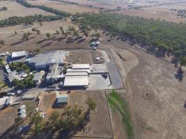 Drone flyover of Corowa Slaughterhouse - Captured at Corowa Slaughterhouse, Redlands NSW Australia.