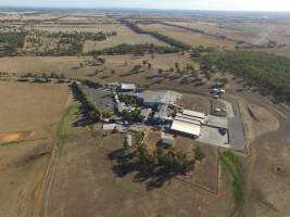 Drone flyover of Corowa Slaughterhouse - Captured at Corowa Slaughterhouse, Redlands NSW Australia.