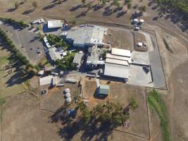 Drone flyover of Corowa Slaughterhouse - Captured at Corowa Slaughterhouse, Redlands NSW Australia.