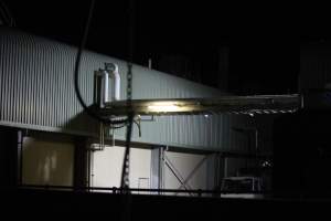 Big River Pork slaughterhouse at night - Captured at Big River Pork Abattoir, Brinkley SA Australia.