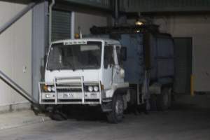 Big River Pork slaughterhouse at night - Captured at Big River Pork Abattoir, Brinkley SA Australia.