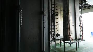 Kill room at top of gas chamber - Australian Food Group Abattoir - Captured at Australian Food Group Abattoir, Laverton North VIC Australia.