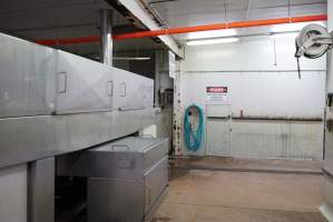 Sealed macerator room from outside - Captured at SBA Hatchery, Bagshot VIC Australia.