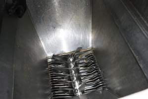 Macerator blades - For killing male chicks and unhealthy females - Captured at SBA Hatchery, Bagshot VIC Australia.