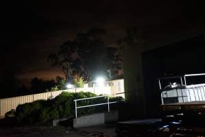 Offices at east side of hatchery next to loading dock - Captured at SBA Hatchery, Bagshot VIC Australia.