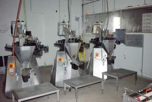 Debeaking machines - For trimming beaks of female chicks - Captured at SBA Hatchery, Bagshot VIC Australia.