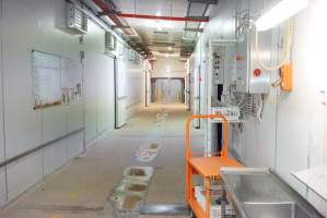 Internal corridor - Connecting different areas of hatchery - Captured at SBA Hatchery, Bagshot VIC Australia.