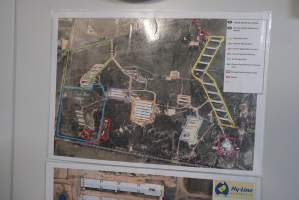 Map of entire property - Including hatchery, parent bird modules and other modules - Captured at SBA Hatchery, Bagshot VIC Australia.