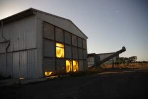 Battery cages - Captured at Daily Fresh Eggs, Lang Lang VIC Australia.