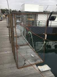 Crab pot (trap) - Captured at Sydney Fish Market, Pyrmont NSW Australia.