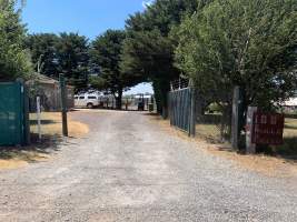 Front entrance of piggery - Captured at Azzopardi / Bulla Piggery, Bulla VIC Australia.