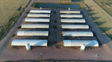 Drone flyover - Captured at Moore Park Piggery, Reefton NSW Australia.