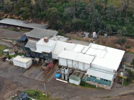 Drone flyover - Captured at Western Sydney Meat Worx (formerly Picton Meatworx), Picton NSW Australia.