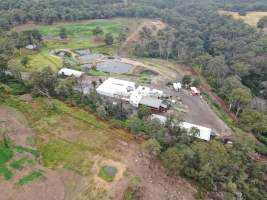 Drone flyover - Captured at Western Sydney Meat Worx (formerly Picton Meatworx), Picton NSW Australia.