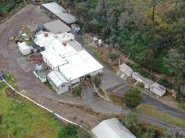 Drone flyover - Captured at Western Sydney Meat Worx (formerly Picton Meatworx), Picton NSW Australia.