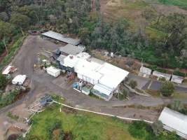 Drone flyover - Captured at Western Sydney Meat Worx (formerly Picton Meatworx), Picton NSW Australia.