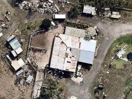 Aerial view - Captured at Illegal slaughterhouse, Koo Wee Rup VIC Australia.