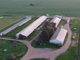 Drone flyover - Captured at Gowanbrae Piggery, Pine Lodge VIC Australia.