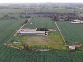 Drone flyover - Captured at Gowanbrae Piggery, Pine Lodge VIC Australia.