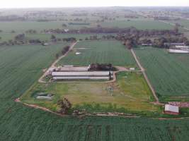 Drone flyover - Captured at Gowanbrae Piggery, Pine Lodge VIC Australia.