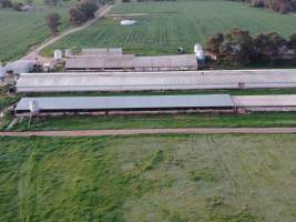 Drone flyover - Captured at Gowanbrae Piggery, Pine Lodge VIC Australia.